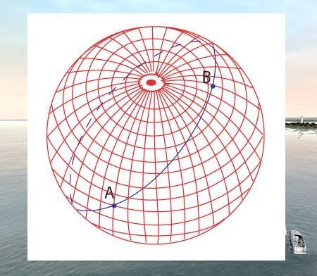 113. Как называется дуга большого круга, являющаяся кратчайшим расстоянием между двумя точками на поверхности земного шара?