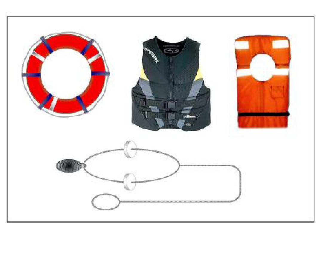 1. Какое индивидуальное спасательное средство должно использоваться при плавании на гидроцикле?