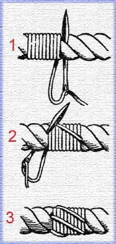 35. Какой узел или заделка троса изображен на рисунке?